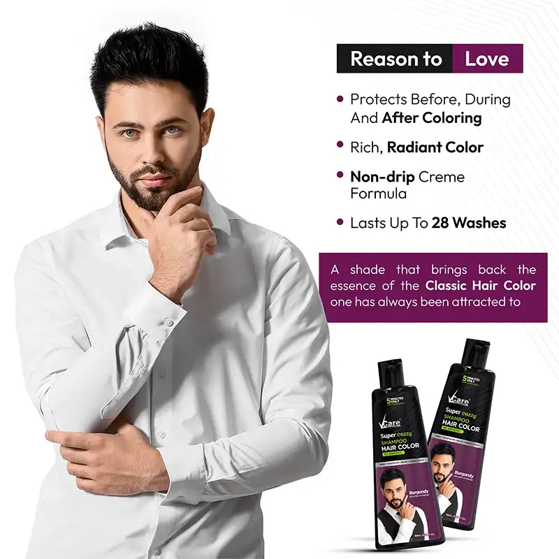 vcare hair color shampoo ingredients